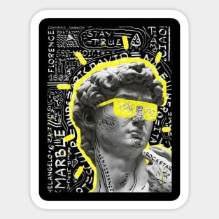 philosophy art work Sticker